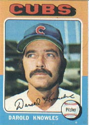 1975 Topps Baseball Cards      352     Darold Knowles